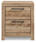 Hyanna Queen Panel Bed with 2 Side Storage, Dresser, Mirror and Nightstand