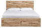 Hyanna King Panel Storage Bed, Dresser, Mirror and Nightstand