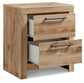 Hyanna Queen Panel Storage Bed, Dresser, Mirror and Nightstand