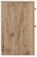 Hyanna Queen Panel Storage Bed, Dresser, Mirror and Nightstand