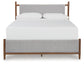 Lyncott King Upholstered Bed with Mirrored Dresser