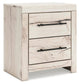 Lawroy King Panel Bed with Storage, Dresser, Mirror and Nightstand