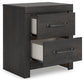 Delmorta Twin Panel Bed, Dresser, Mirror and Nightstand