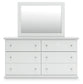 Bostwick Shoals Twin Panel Bed, Dresser, Mirror and Nightstand