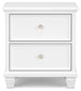 Fortman California King Panel Storage Bed, Dresser, Mirror and Nightstand