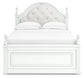 Maylilly Full Upholstered Panel Storage Bed, Dresser, Mirror and Nightstand