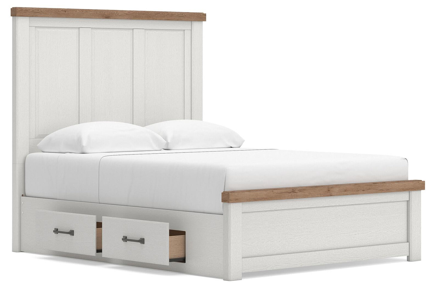 Savonport Queen Panel Bed with Storage. Dresser, Mirror and Nightstand
