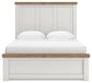 Savonport Queen Panel Bed with Storage, Dresser and Mirror