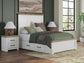 Savonport Queen Panel Bed with Storage, Dresser and Mirror