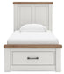 Savonport Twin Panel Storage Bed, Dresser and Mirror