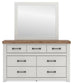 Savonport Twin Panel Storage Bed, Dresser and Mirror