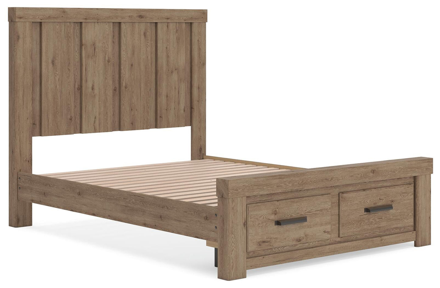 Garistyn Queen Panel Storage Bed, Dresser and Mirror