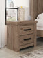 Garistyn King Panel Storage Bed. Dresser, Mirror and Nightstand