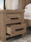 Garistyn King Panel Storage Bed. Dresser, Mirror and Nightstand