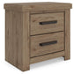 Garistyn Queen Panel Storage Bed. Dresser, Mirror and Nightstand