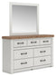 Savonport Queen Panel Storage Bed, Dresser and Mirror