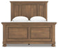 Vandenmore Queen Panel Bed with Mirrored Dresser and Nightstand