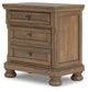 Vandenmore Queen Panel Bed with Mirrored Dresser and Nightstand