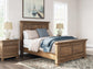 Vandenmore Queen Panel Bed with Mirrored Dresser and Nightstand