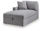 Modmax 5-Piece Double Storage Chaise Sectional with Audio Consoles