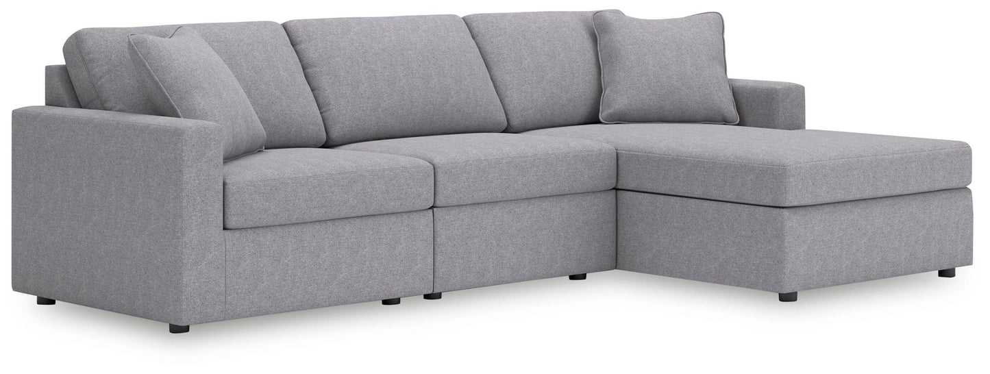 Modmax 3-Piece Sectional Sofa Storage Chaise
