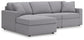 Modmax 3-Piece Sectional Sofa Storage Chaise