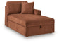 Modmax 8-Piece Sectional with Storage Chaise and Audio Consoles