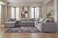Modmax 8-Piece Sectional with Storage Chaise and Audio Consoles