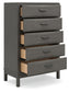 Mazing Five Drawer Chest