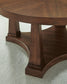 Rustic Plains Round Cocktail Table
