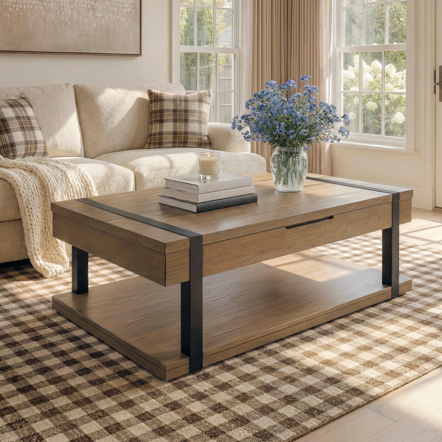 Jorannti Rect Lift Top Cocktail Table