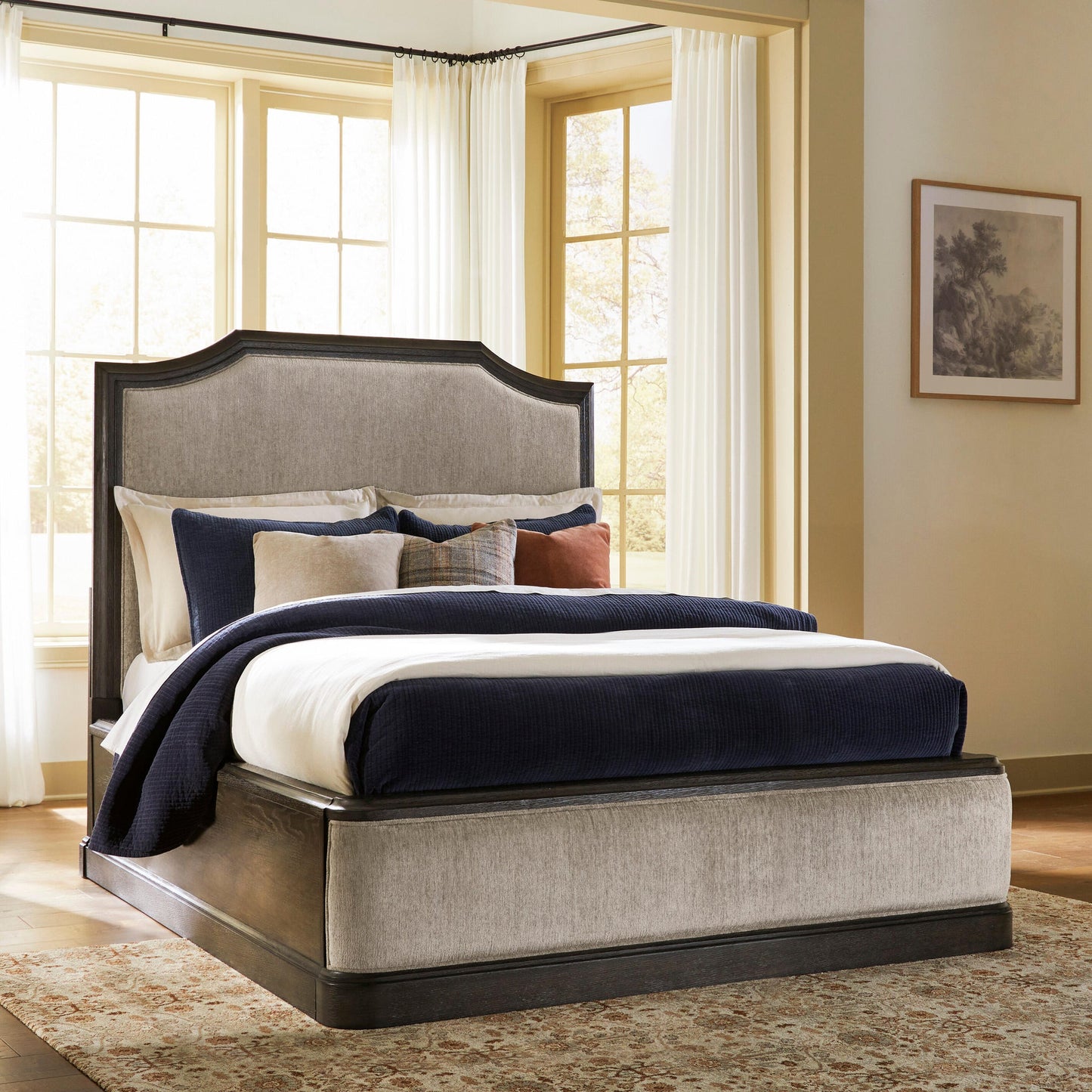 Wickenger Queen Upholstered Panel Bed